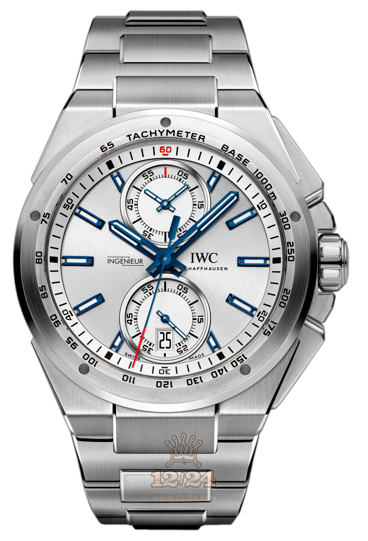 IWC Ingenieur Watch IW378510 45 mm Stainless steel Case Silver Dial