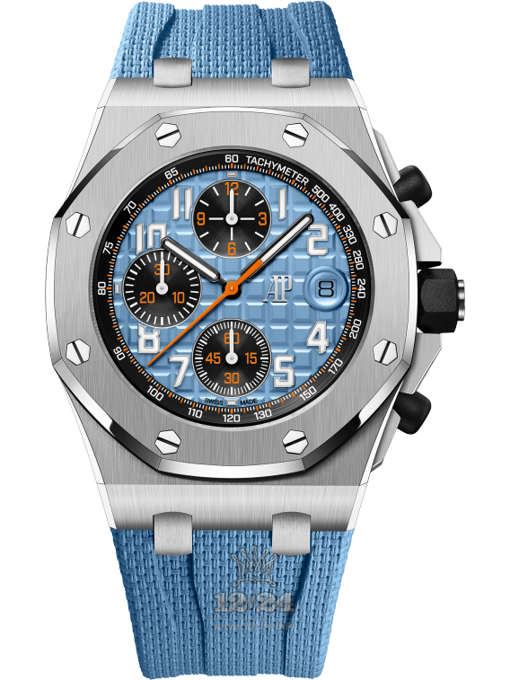 Audemars Piguet Royal Oak Offshore Watch 26238ST.OO.A340CA.01 42 mm Stainless steel Case Blue Dial