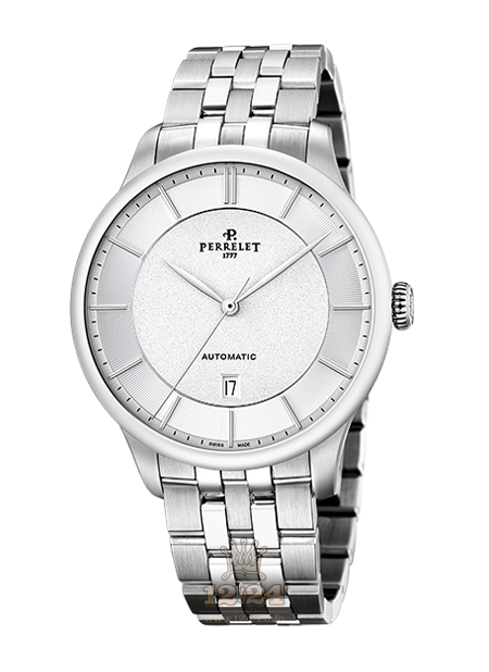Perrelet First Class Watch A1073/8 42 mm Stainless steel Case White Dial