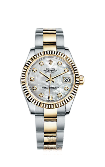 Rolex Lady-Datejust Watch 178273-0038 31 mm Steel / Yellow gold Case White Dial