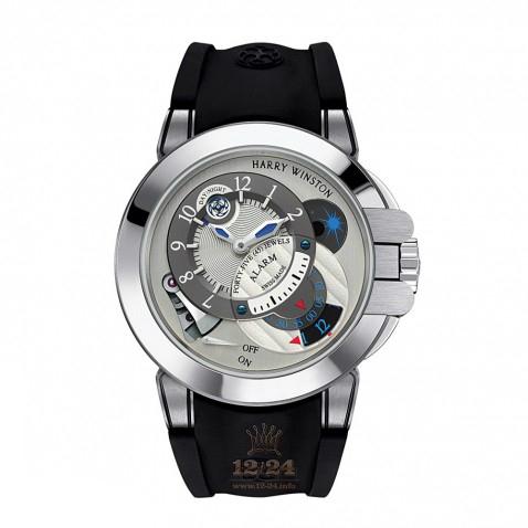 Harry Winston The Ocean Collection Watch OCEMAL44WZ002 44 mm White gold Case Silver Dial