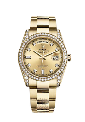 Rolex Day-Date Watch 118388-0126 36 mm Yellow gold Case Golden Dial