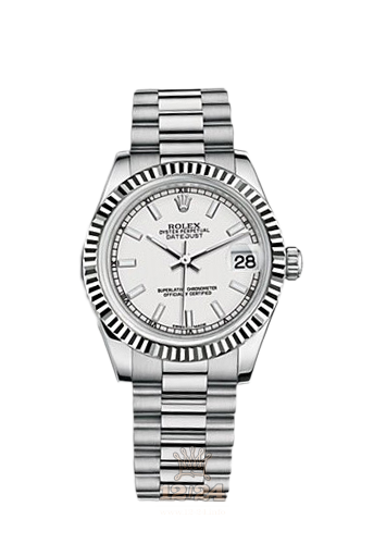 Rolex Datejust Watch 178279-0079 31 mm White gold Case White Dial