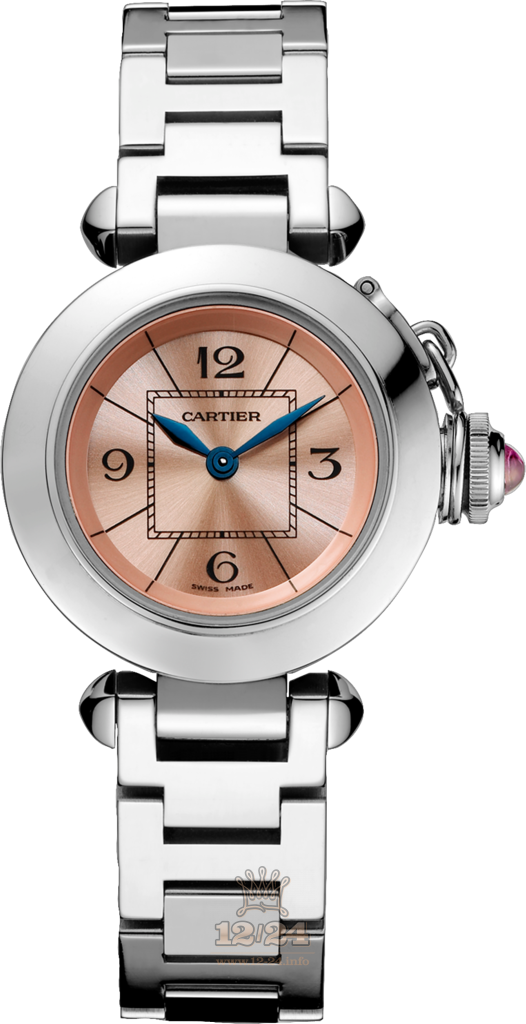 Cartier Pasha de Cartier Watch W3140008 27 mm Stainless steel Case Pink Dial