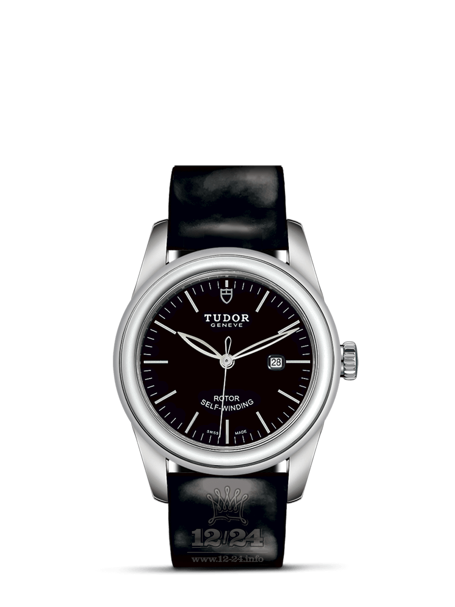 Tudor Glamour Watch M53000-0039 31 mm Stainless steel Case Black Dial