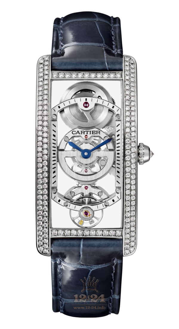 Cartier Tank Watch HPI01123 Platinum Case Silver Dial