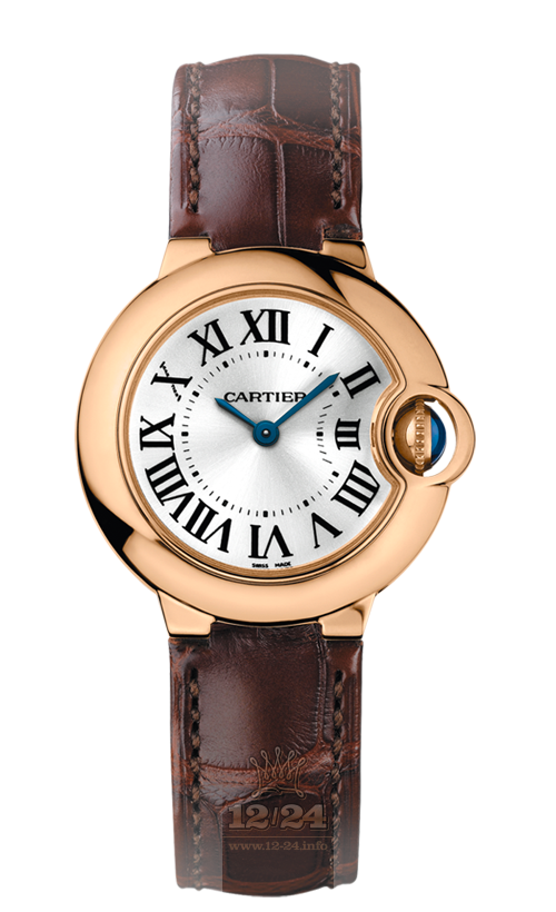 Cartier Ballon Bleu de Cartier Watch W6900256 29 mm Pink gold Case Silver Dial