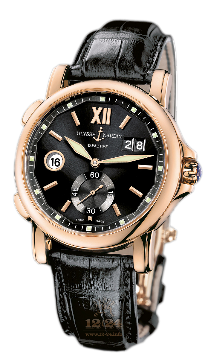 Ulysse Nardin Classic Watch 246-55/32 42 mm Pink gold Case Black Dial
