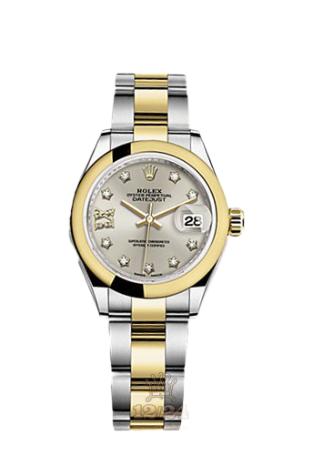 Rolex Datejust Watch 279163-0004 28 mm Steel / Yellow gold Case Silver Dial