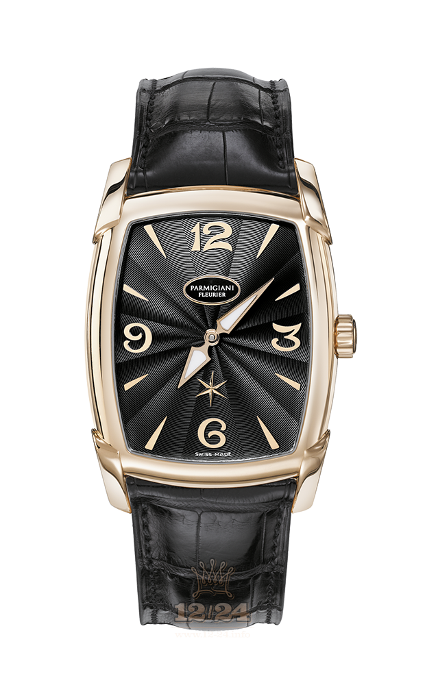 Parmigiani Fleurier Kalpa Watch PFC125-1001400-HA1421 38 mm Pink gold Case Black Dial