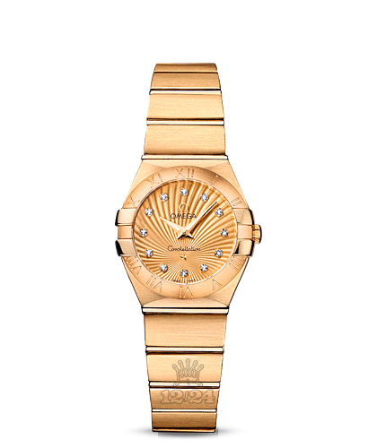 Omega Constellation Watch 123.50.24.60.58.001 24 mm Yellow gold Case