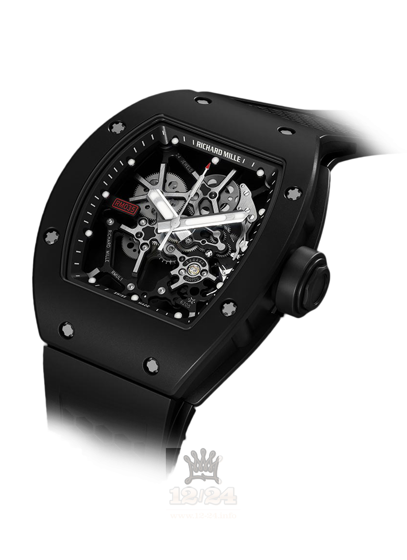 Richard Mille Men's Collection Watch RM 035 Rafael Nadal Chronofiabl Certified 48 mm