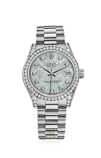 Rolex Datejust Watch 178159-0021 31 mm White gold Case Silver Dial