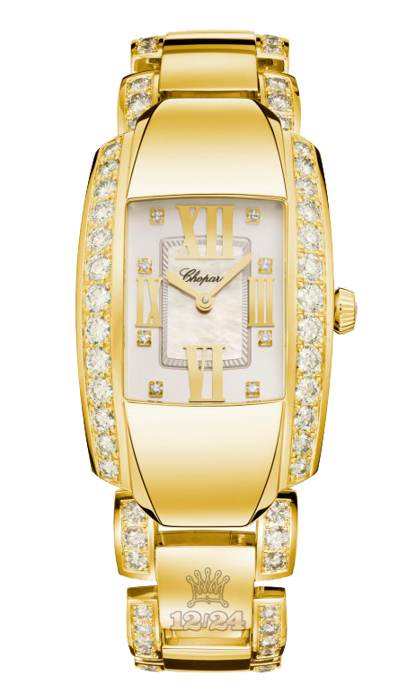 Chopard La Strada Watch 419398-0004 45 mm Yellow gold Case White Dial