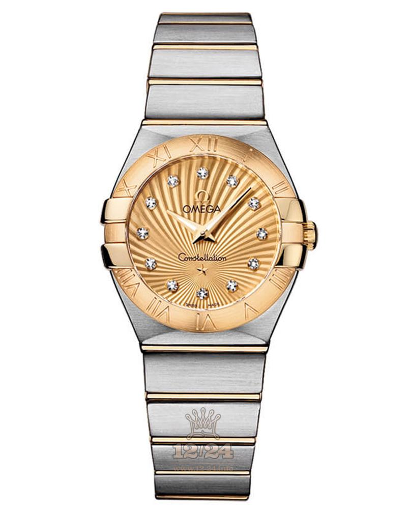 Omega Constellation Watch 123.20.27.60.58.001 27 mm Steel / Yellow gold Case