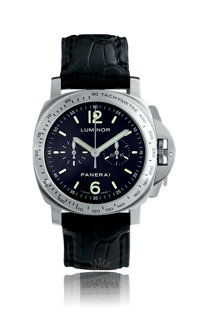 Panerai 2005 Watch PAM00215 40 mm Stainless steel Case Black Dial