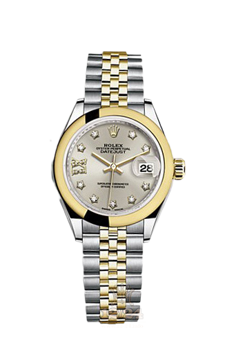 Rolex Datejust Watch 279163-0003 28 mm Steel / Yellow gold Case Silver Dial