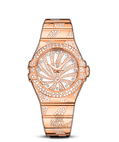 Omega Constellation Watch 123.55.31.20.55.008 31 mm Pink gold Case White Dial