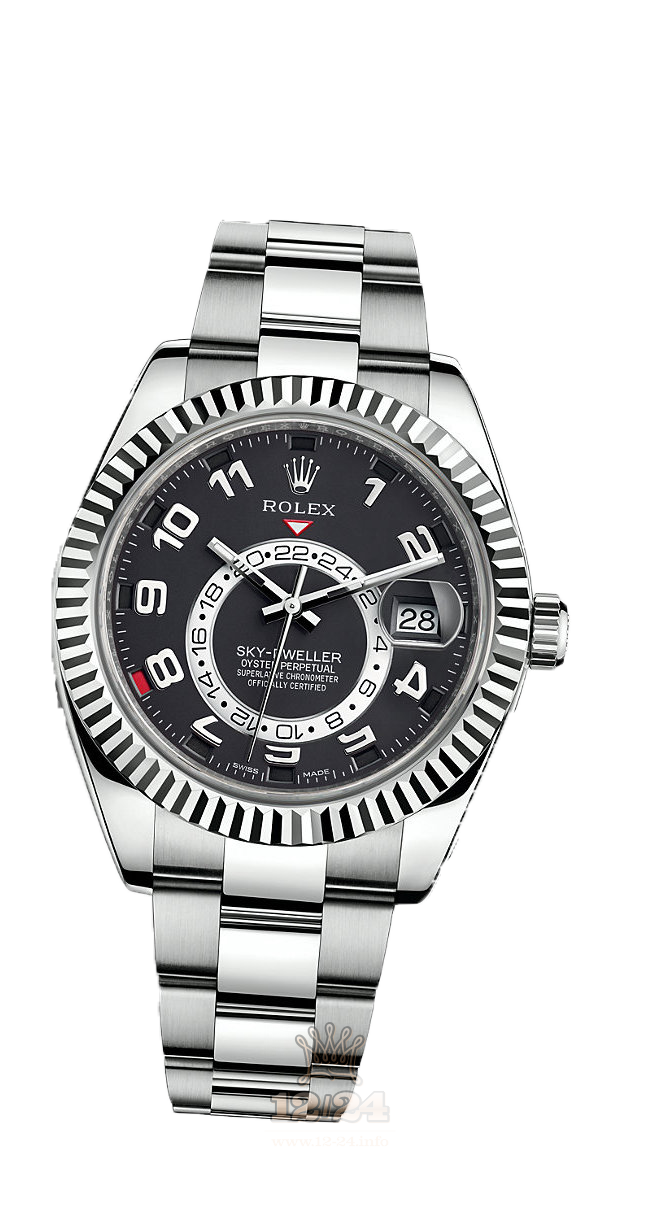 Rolex Sky-Dweller Watch 326939-0002 42 mm White gold Case Black Dial