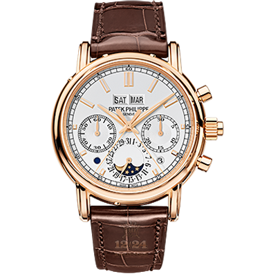 Patek Philippe Grand Complications Watch 5204R-001 40 mm Pink gold Case Silver Dial