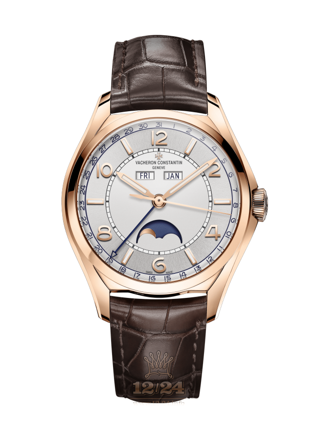 Vacheron Constantin Fiftysix Watch 4000E/000R-B438 40 mm Pink gold Case Silver Dial