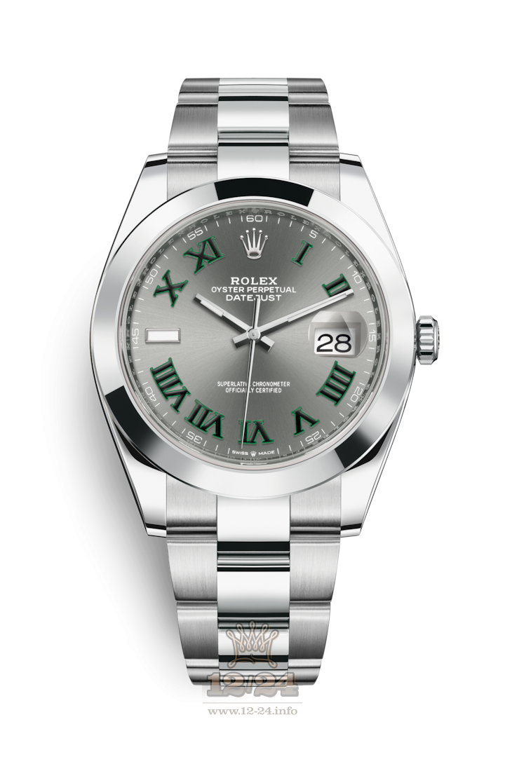 Rolex Datejust Watch 126300-0013 41 mm Stainless steel Case Gray Dial