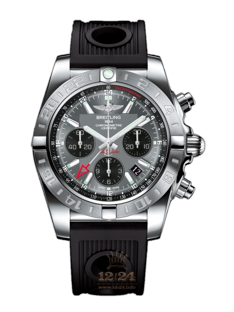 Breitling Chronomat Watch AB042011/F561/200S/A20D.2 44 mm Stainless steel Case Black Gray Dial
