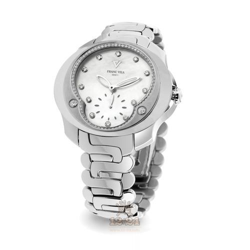 Franc Vila Tribute To Ladies Watch 80Q.SS.SL.BLA 41 mm Stainless steel Case White Dial