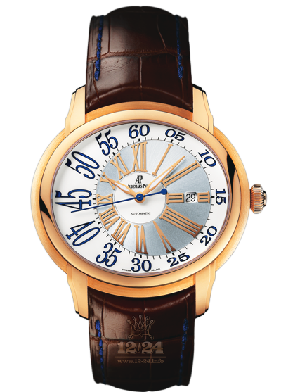 Audemars Piguet Millenary Watch 15320OR.OO.D093CR.01 45 mm Pink gold Case White Silver Dial