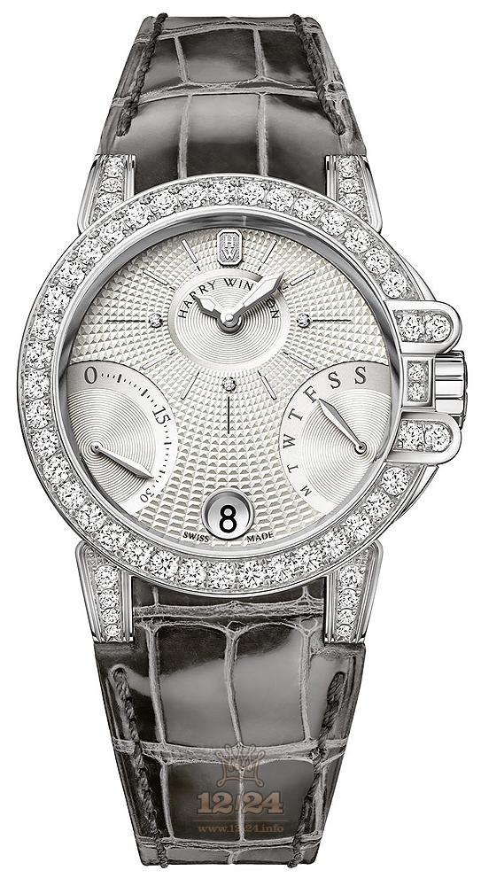 Harry Winston The Ocean Collection Watch OCEABI36WW041 36 mm White gold Case Silver Dial