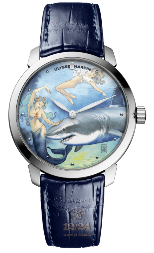 Ulysse Nardin Classic Watch 3203-136LE-2/MANARA.09 40 mm Stainless steel Case Painted Dial