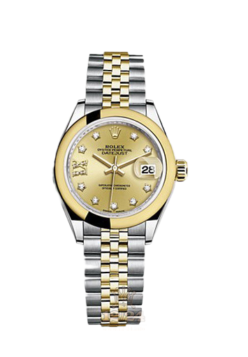 Rolex Datejust Watch 279163-0022 28 mm Steel / Yellow gold Case Golden Dial
