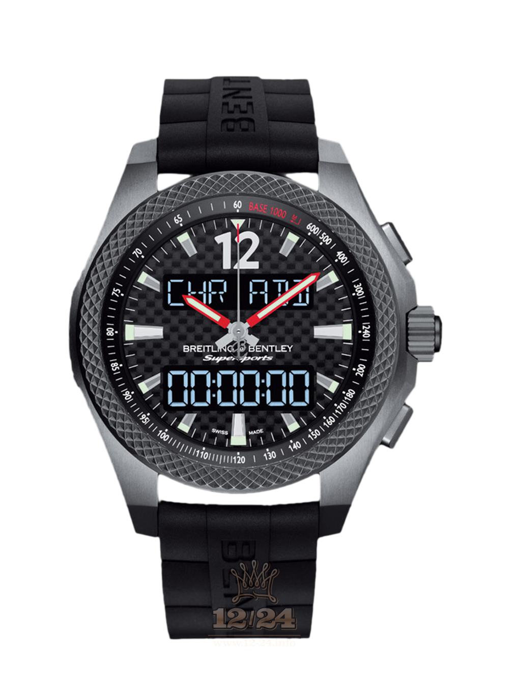Breitling Breitling for Bentley Watch EB552022/BF47/285S/E20DSA.2 46 mm Titanium Case Black Dial