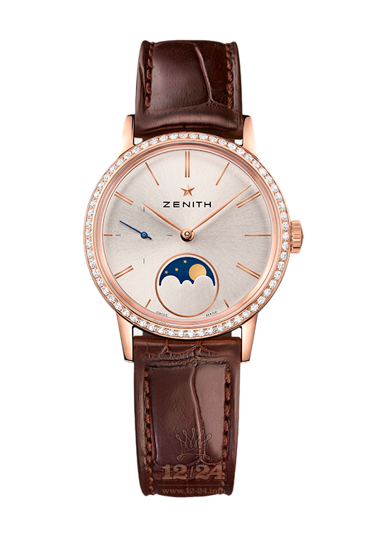 Zenith Elite Watch 22.2330.692/01.C713 33 mm Pink gold Case Silver Dial