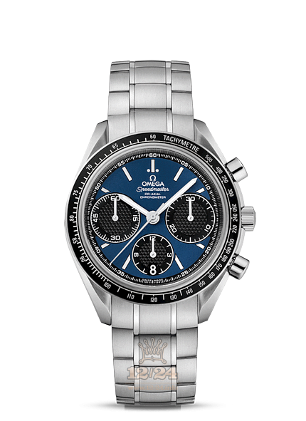 Omega Racing Watch 326.30.40.50.03.001 40 mm Stainless steel Case Black Dark blue Dial