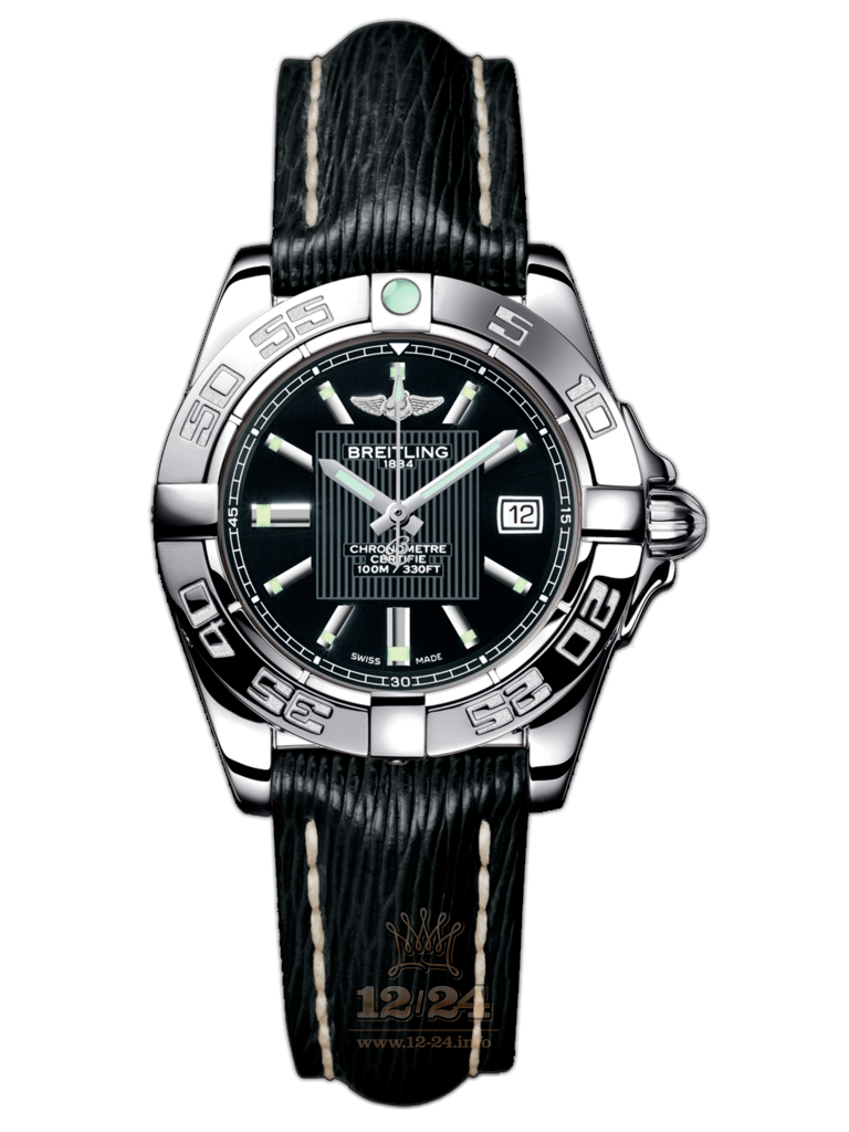 Breitling Galactic Watch A71356L2/BA10/208X/A14BA.1 32 mm Stainless steel Case Black Dial