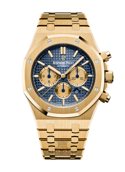 Audemars Piguet Royal Oak Watch 26331BA.OO.1220BA.01 41 mm Yellow gold Case Dark blue Dial