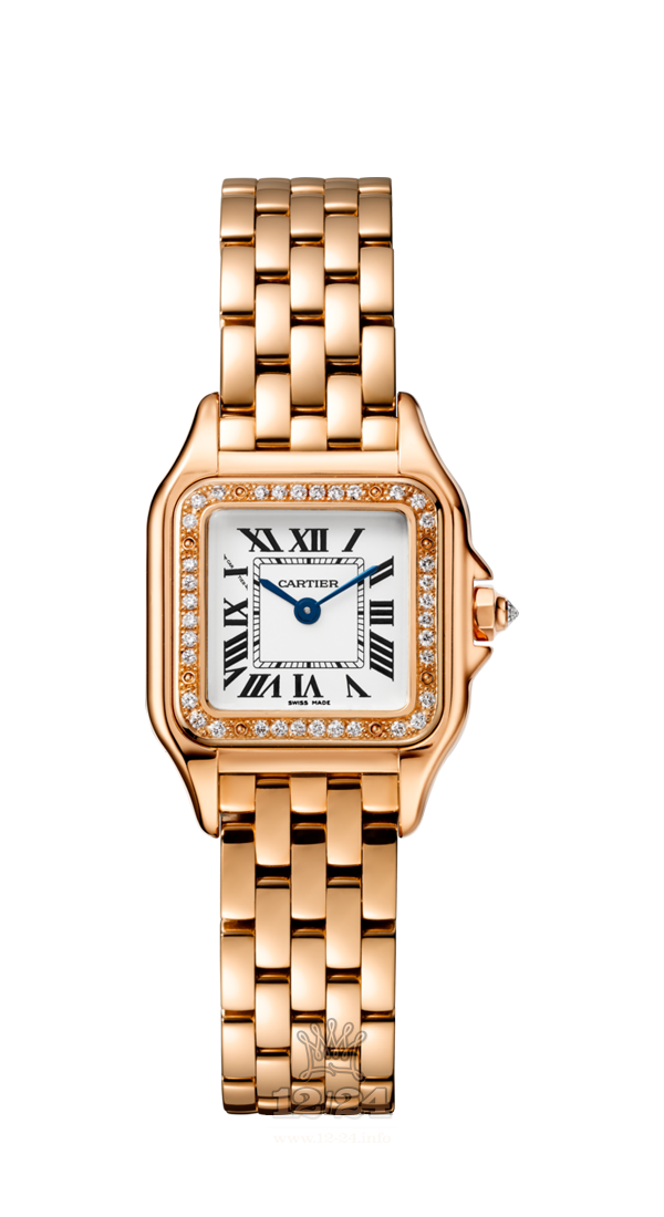 Cartier Panthere de Cartier Watch WJPN0008 22 mm Pink gold Case White Dial