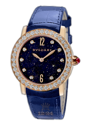 Bvlgari Bvlgari Bvlgari Watch 102162 BBLP33AGDL/10 33 mm Pink gold Case Black Dark blue Dial