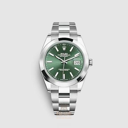 Rolex Datejust Watch 126300-0019 41 mm Stainless steel Case Green Dial