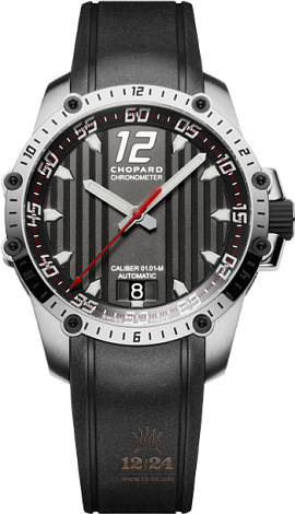 Chopard Classic Racing Watch 168536-3001 41 mm Stainless steel Case Black Gray Dial