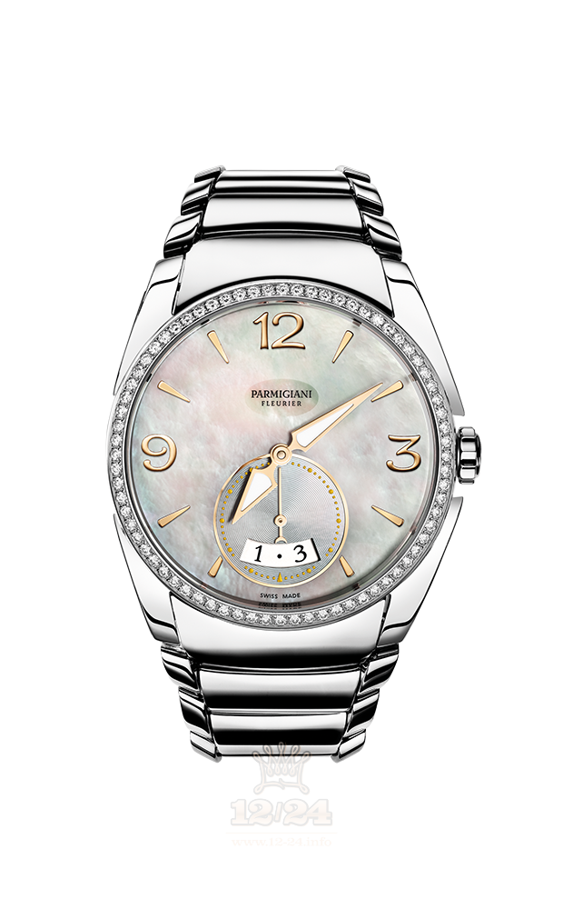Parmigiani Fleurier Tonda Watch PFC273-0063300-B00002 33 mm Stainless steel Case White Dial