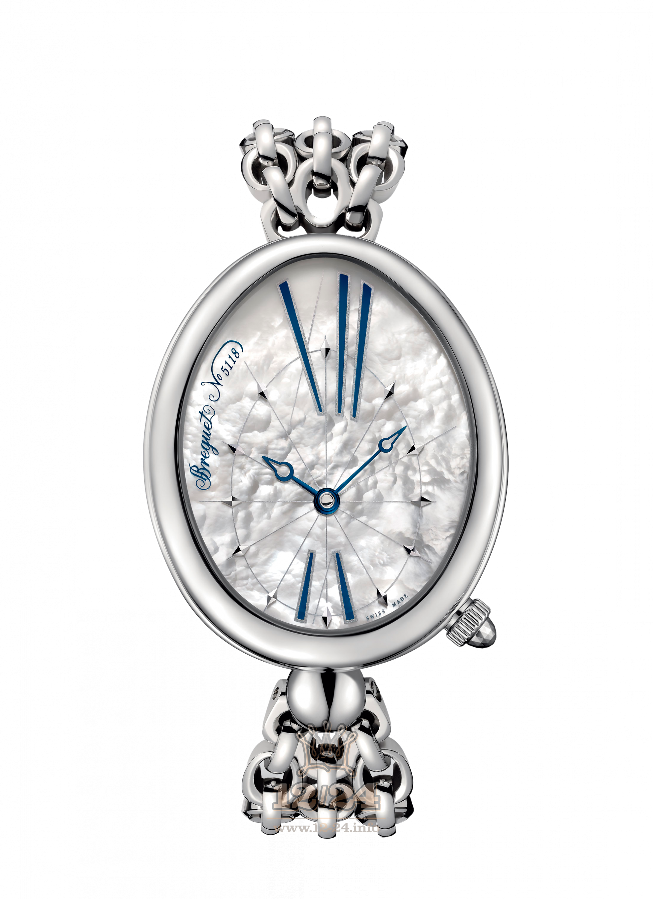 Breguet Reine de Naples Watch 8967ST/51/J50 44 mm Stainless steel Case White Dial