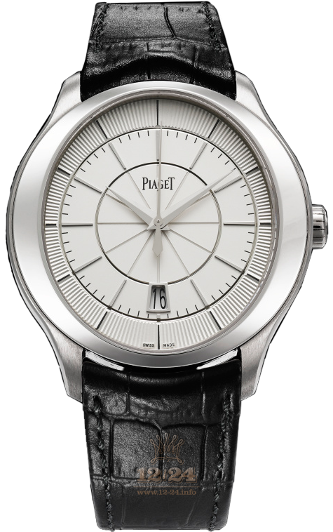 Piaget Black Tie Watch G0A38110 43 mm White gold Case Silver Dial