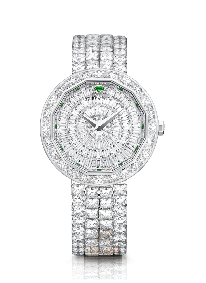 Graff GraffStar Watch GSS38WGDD 38 mm White gold Case Silver Dial