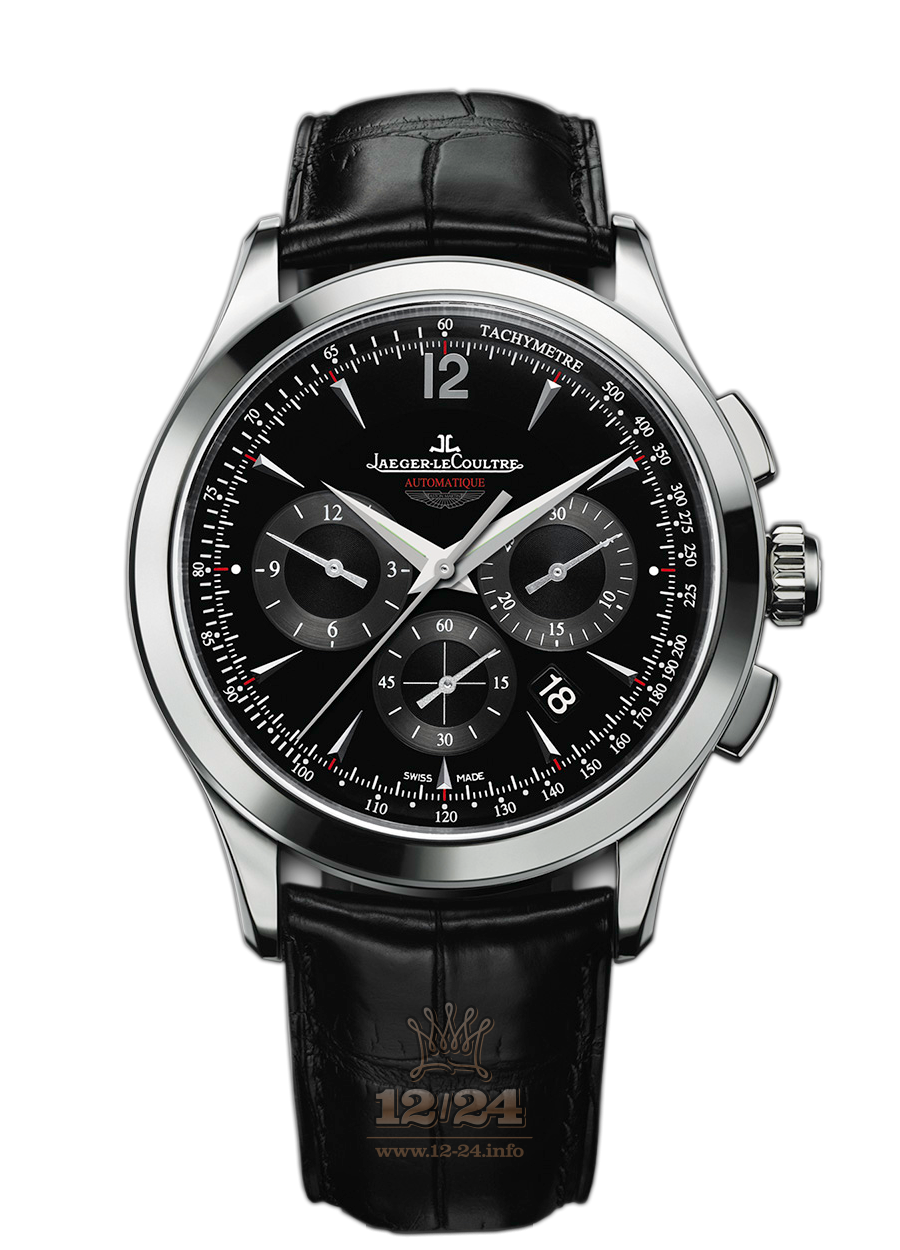 Jaeger-LeCoultre Master Watch 153847N 40 mm Stainless steel Case Black Dial