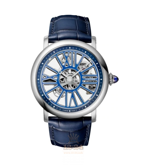 Cartier Rotonde de Cartier Watch WHRO0051 42 mm Platinum Case Dark blue Dial