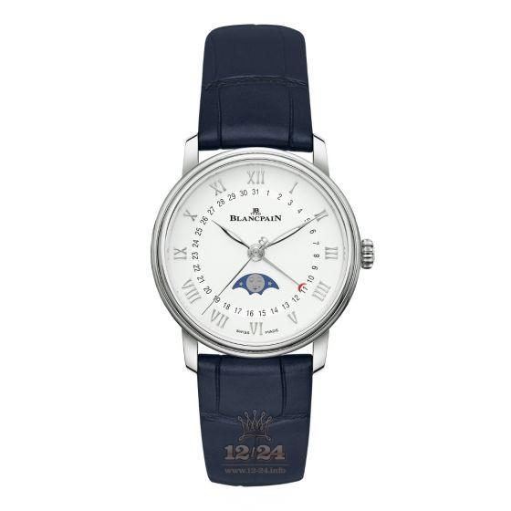 Blancpain Women Watch 6126-1127-55B 33 mm Stainless steel Case White Dial