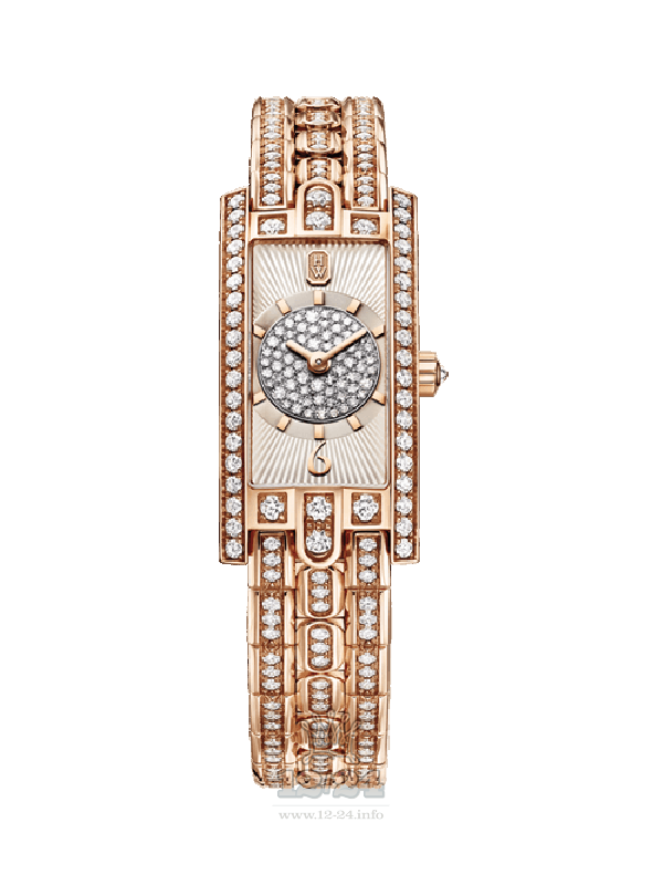 Harry Winston The Avenue Collection Watch AVCQHM16RR040 32 mm Pink gold Case White Dial