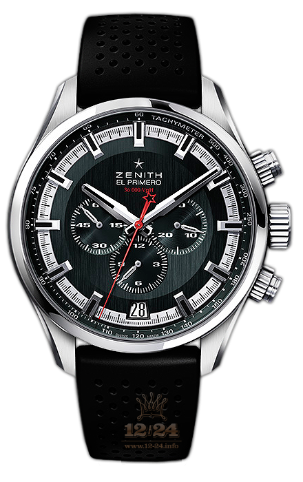 Zenith El Primero Watch 03.2280.400/91.R576 46 mm Stainless steel Case Gray Dial